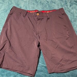 Under Armour Men's Navy Blue Flat Front Golf Shorts